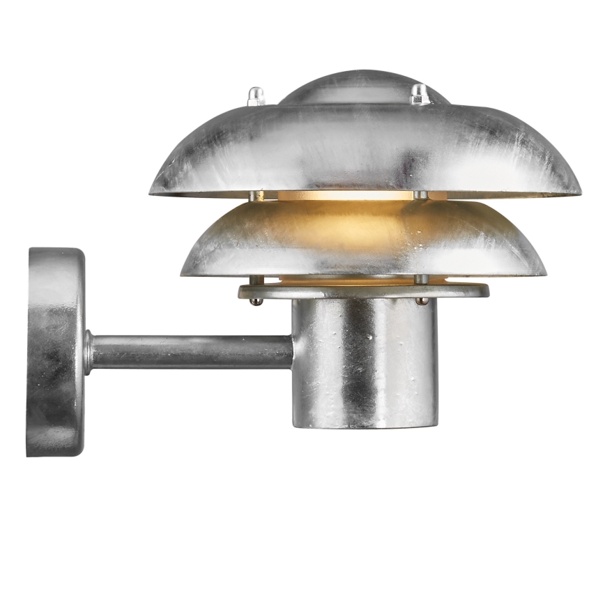 Nordlux - Udendørs væglampe KURNOS 1xE14/12W/230V IP54 mat krom