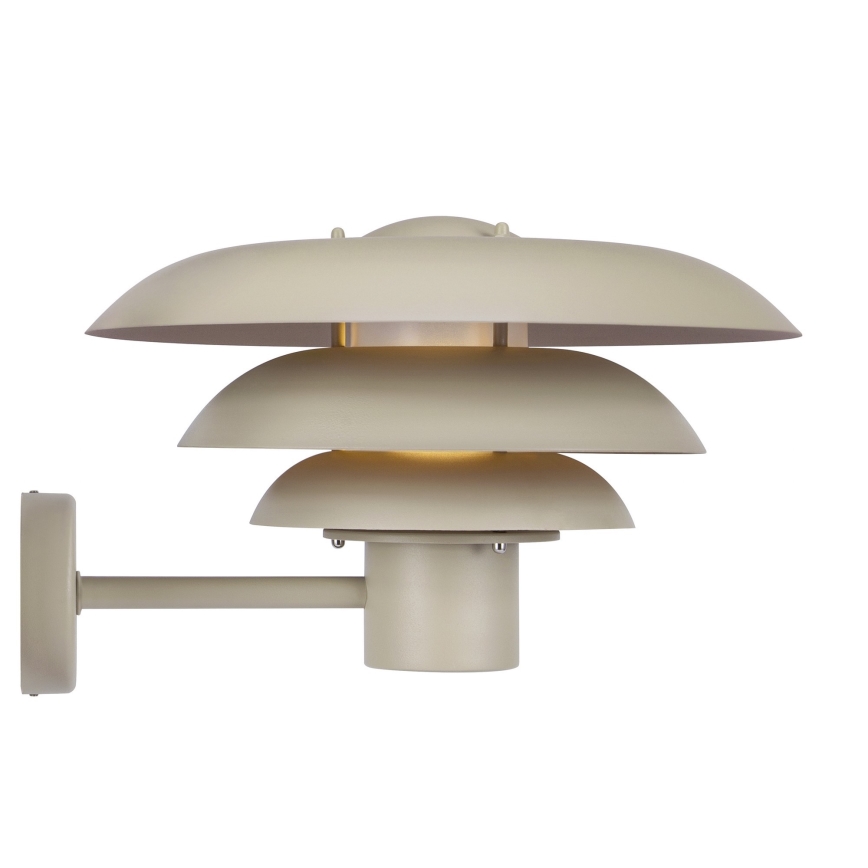 Nordlux - Udendørs væglampe KURNOS 1xE27/20W/230V IP54 beige