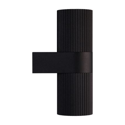 Nordlux - Udendørs væglampe KYKLOP 2xGU10/25W/230V IP54 sort