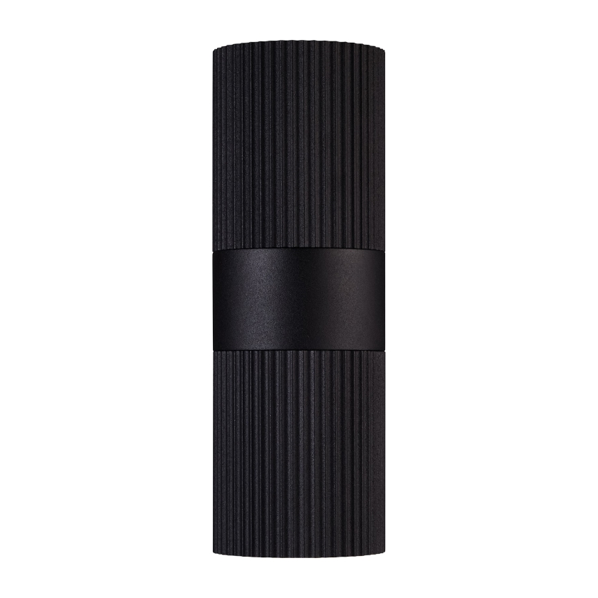 Nordlux - Udendørs væglampe KYKLOP 2xGU10/25W/230V IP54 sort