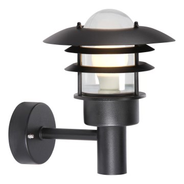 Nordlux - Udendørs væglampe LONSTRUP 1xE27/60W/230V IP44 sort