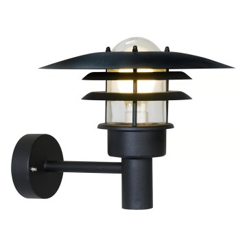 Nordlux - Udendørs væglampe LONSTRUP 1xE27/60W/230V IP44 sort