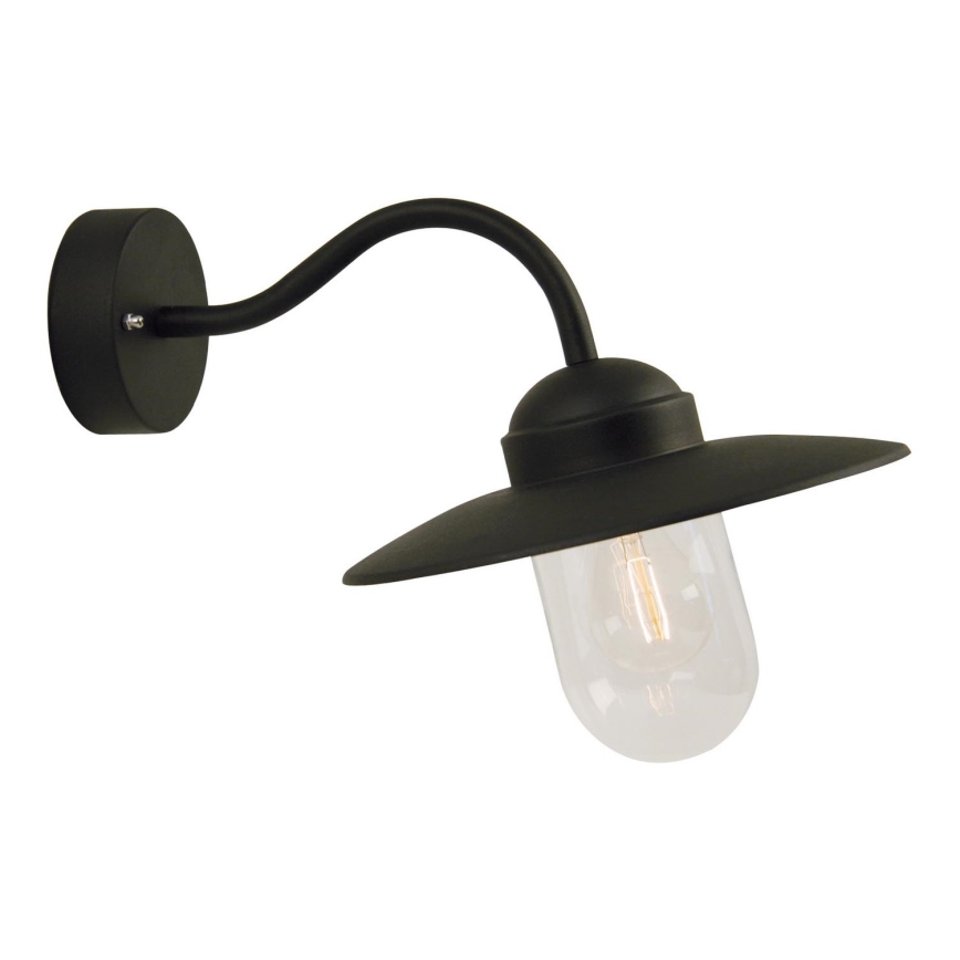 Nordlux - Udendørs væglampe LUXEMBOURG 1xE27/60W/230V IP54 sort