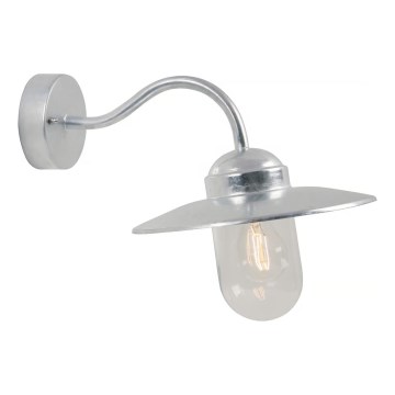 Nordlux - Udendørs væglampe LUXEMBOURG 1xE27/60W/230V IP54 sølvfarvet