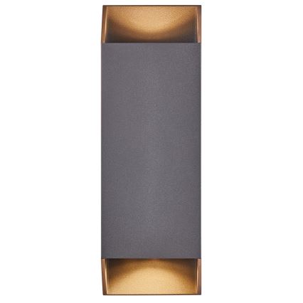 Nordlux - Udendørs væglampe NICO 2xGU10/25W/230V IP54 antracit