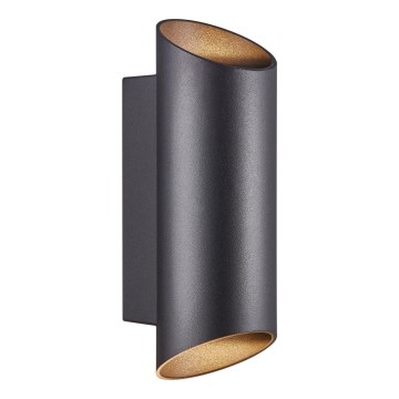 Nordlux - Udendørs væglampe NICO 2xGU10/25W/230V IP54 sort
