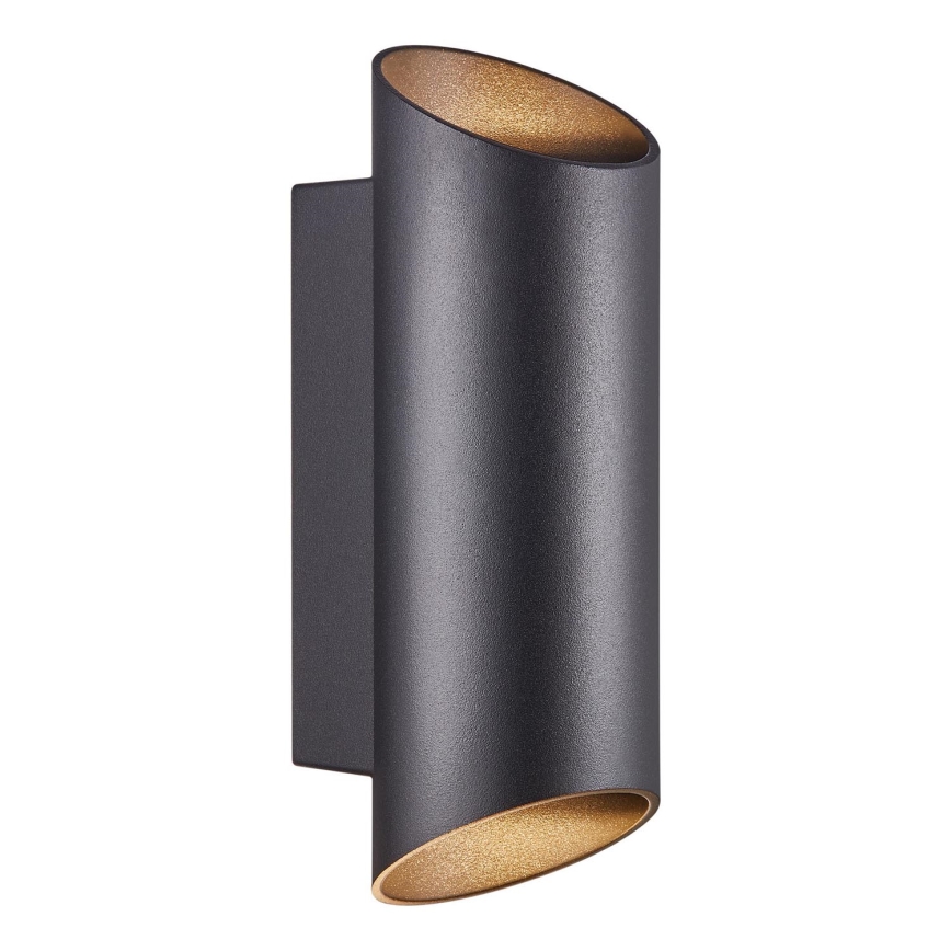 Nordlux - Udendørs væglampe NICO 2xGU10/25W/230V IP54 sort