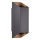 Nordlux - Udendørs væglampe NICO 2xGU10/25W/230V IP54 sort