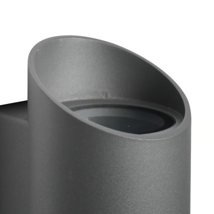 Nordlux - Udendørs væglampe NICO 2xGU10/35W/230V IP54 antracit