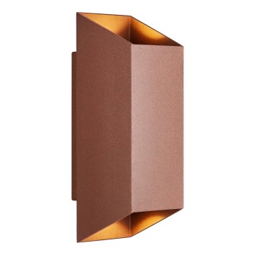 Nordlux - Udendørs væglampe NICO 2xGU10/35W/230V IP54 brun