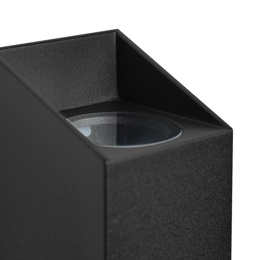 Nordlux - Udendørs væglampe NICO 2xGU10/35W/230V IP54 sort
