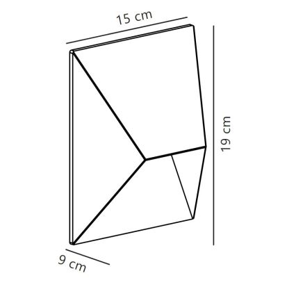 Nordlux - Udendørs væglampe PONTIO 1xGU10/25W/230V IP54