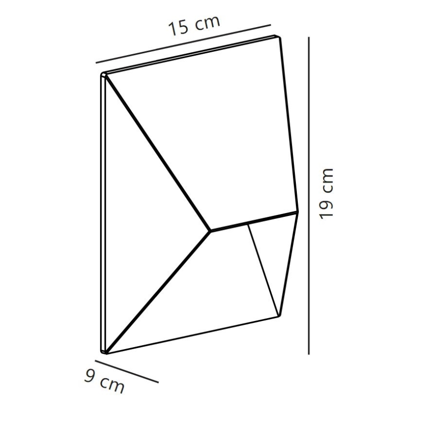 Nordlux - Udendørs væglampe PONTIO 1xGU10/25W/230V IP54