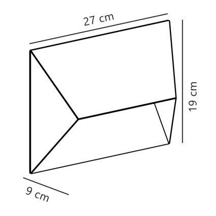 Nordlux - Udendørs væglampe PONTIO 2xGU10/25W/230V IP54