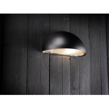 Nordlux - Udendørs væglampe SCORPIUS 1xE14/40W/230V IP33 sort