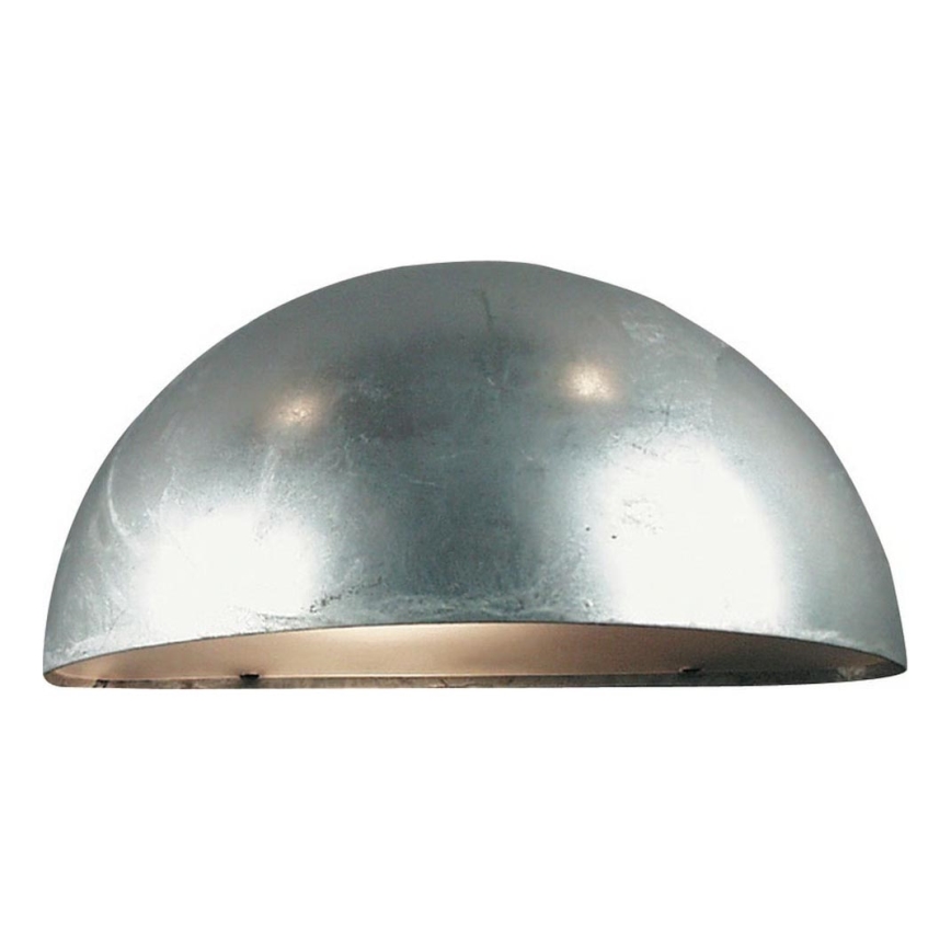 Nordlux - Udendørs væglampe SCORPIUS 1xE27/60W/230V IP33 sølv