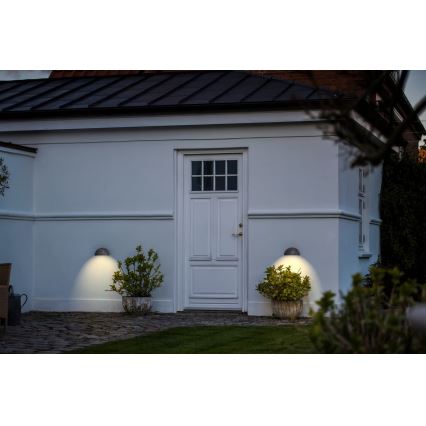 Nordlux - Udendørs væglampe SCORPIUS 1xE27/60W/230V IP33 sølv