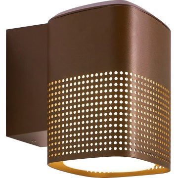 Nordlux - Udendørs væglampe SIDARA 1xE27/15W/230V IP54 brun