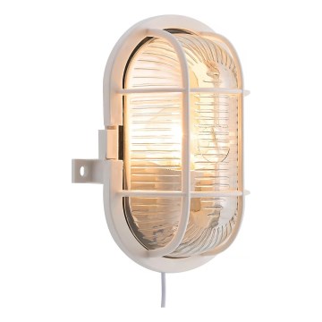 Nordlux - Udendørs væglampe SKOTLAMPE 1xE27/60W/230V IP44 hvid