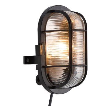 Nordlux - Udendørs væglampe SKOTLAMPE 1xE27/60W/230V IP44 sort