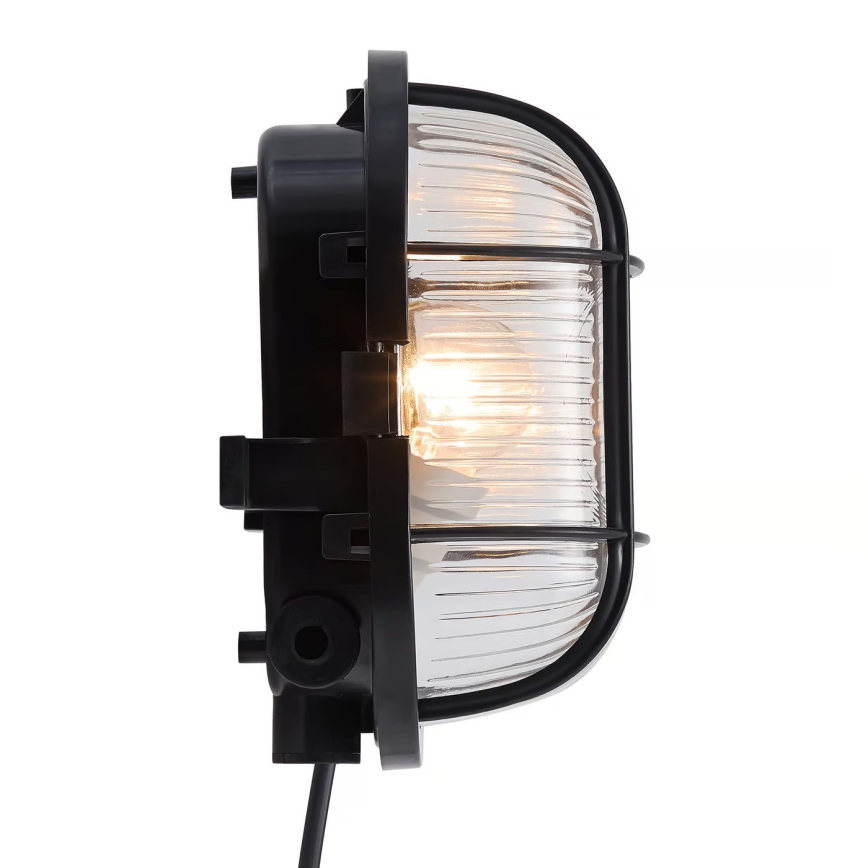 Nordlux - Udendørs væglampe SKOTLAMPE 1xE27/60W/230V IP44 sort