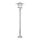 Nordlux - Udendørslampe AGGER 1xE27/60W/230V IP54 sølv