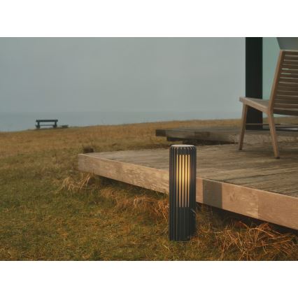Nordlux - Udendørslampe ALUDRA 1xE27/15W/230V IP44 antracit 45,4 cm