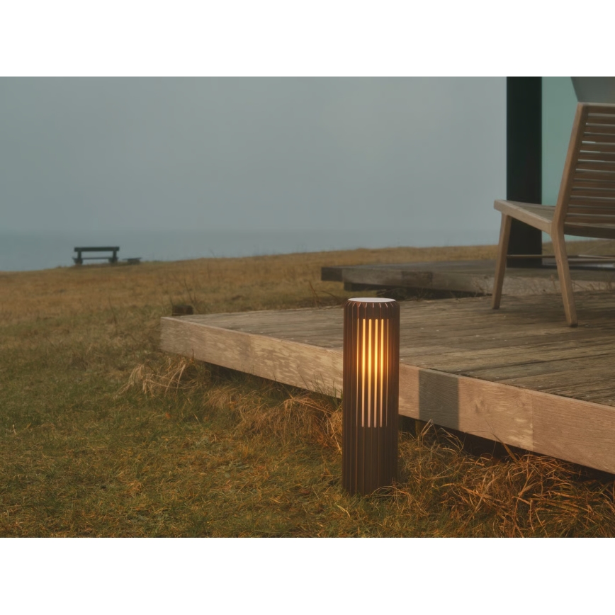 Nordlux - Udendørslampe ALUDRA 1xE27/15W/230V IP44 brun 45,4 cm