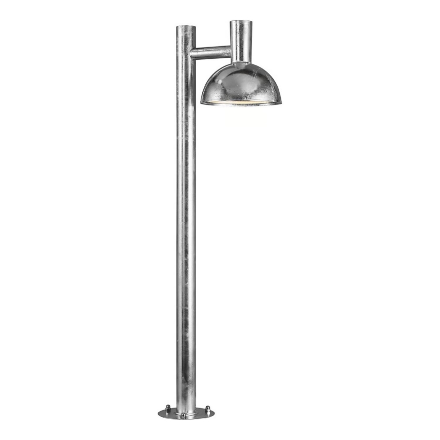 Nordlux - Udendørslampe ARKI 1xE27/20W/230V IP54 100 cm sølvfarvet
