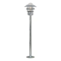 Nordlux - Udendørslampe BLOKHUS 1xE27/60W/230V IP54 sølvfarvet 92 cm