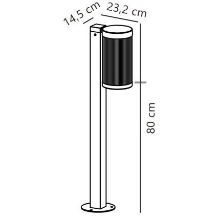 Nordlux - Udendørslampe COUPAR 1xE27/25W/230V IP54 hvid