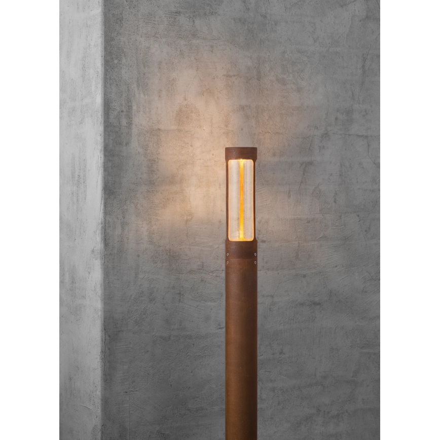 Nordlux - Udendørslampe HELIX 1xGU10/8W/230V IP44 rustfarvet 80 cm