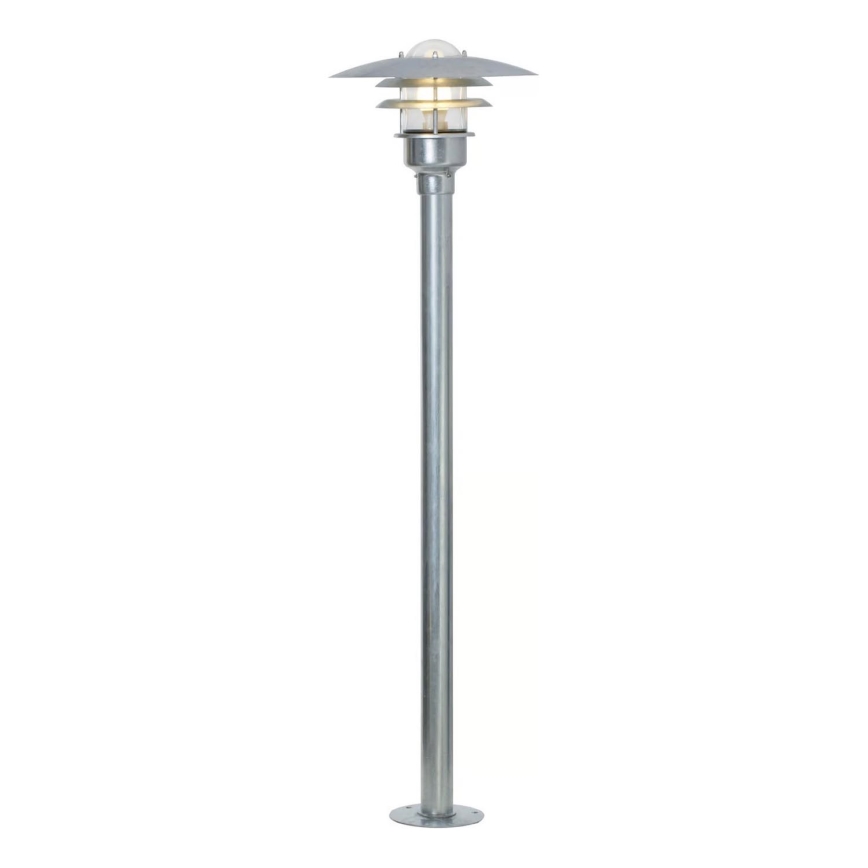 Nordlux - Udendørslampe LONSTRUP 1xE27/60W/230V IP44 mat krom 116 cm