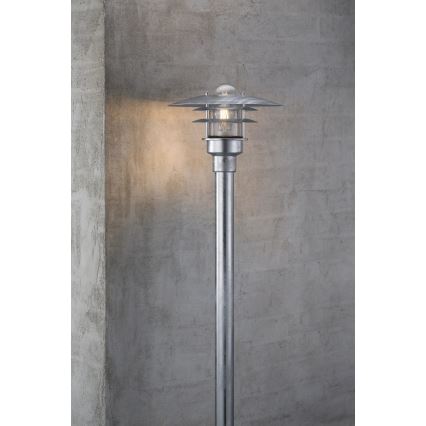 Nordlux - Udendørslampe LONSTRUP 1xE27/60W/230V IP44 mat krom 116 cm