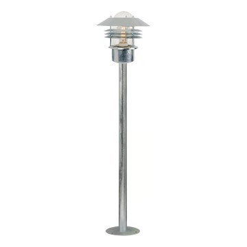 Nordlux - VEJERS udendørs lampe 1xE27/60W/230V IP54 sølv 92 cm