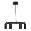 Nordlux - VICO loftlampe på wire 6xGU10/5W/230V sort