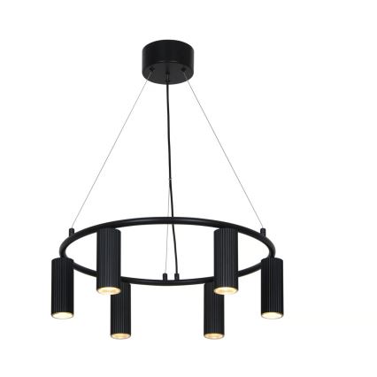 Nordlux - VICO loftlampe på wire 6xGU10/5W/230V sort