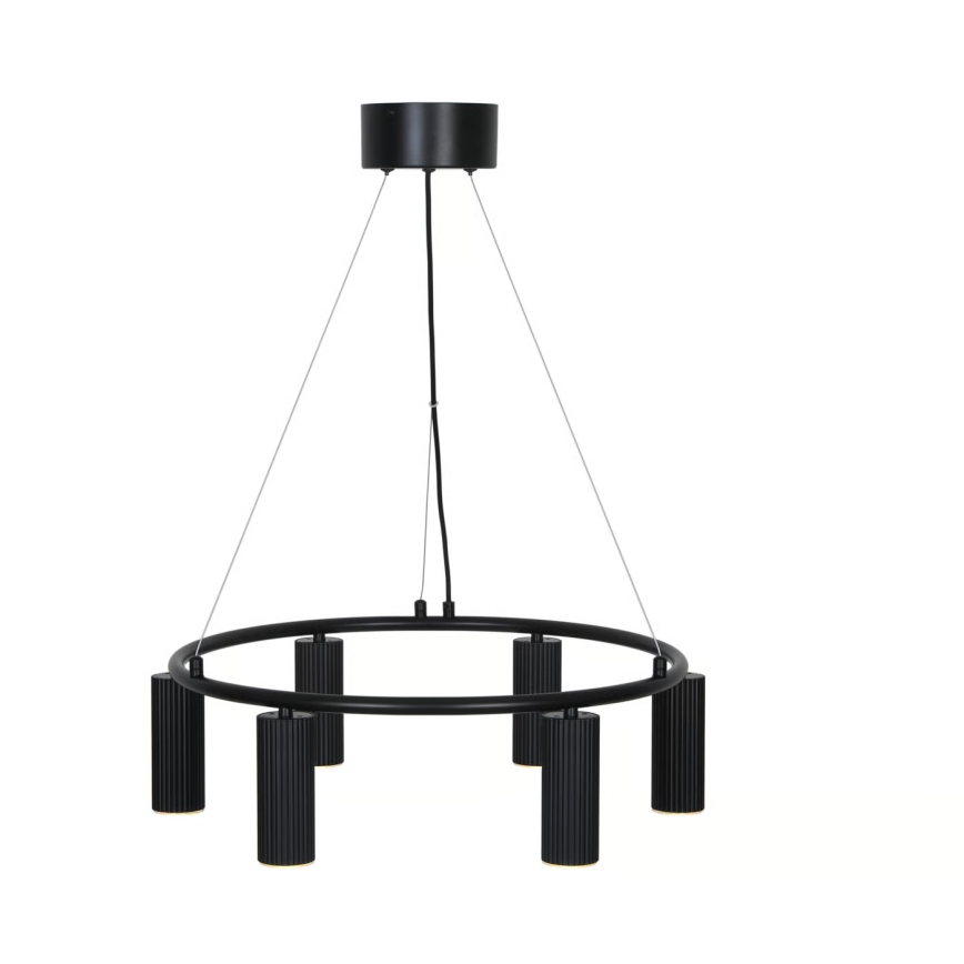 Nordlux - VICO loftlampe på wire 6xGU10/5W/230V sort