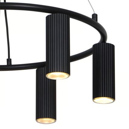 Nordlux - VICO loftlampe på wire 6xGU10/5W/230V sort