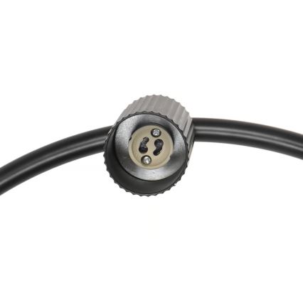 Nordlux - VICO loftlampe på wire 6xGU10/5W/230V sort