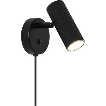 Nordlux - VICO vægspot 1xGU10/5W/230V sort