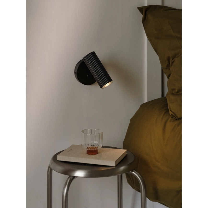 Nordlux - VICO vægspot 1xGU10/5W/230V sort