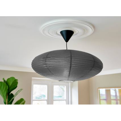 Nordlux - Lampeskærm til VILLO loftlampe E27 Ø 60 cm grå