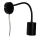 Nordlux - Væg flexible spotlampe EXPLORE 1xGU10/7W/230V sort