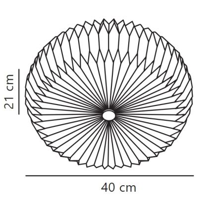 Nordlux - Væglampe BELLOY 2xE27/25W/230V diameter 40 cm