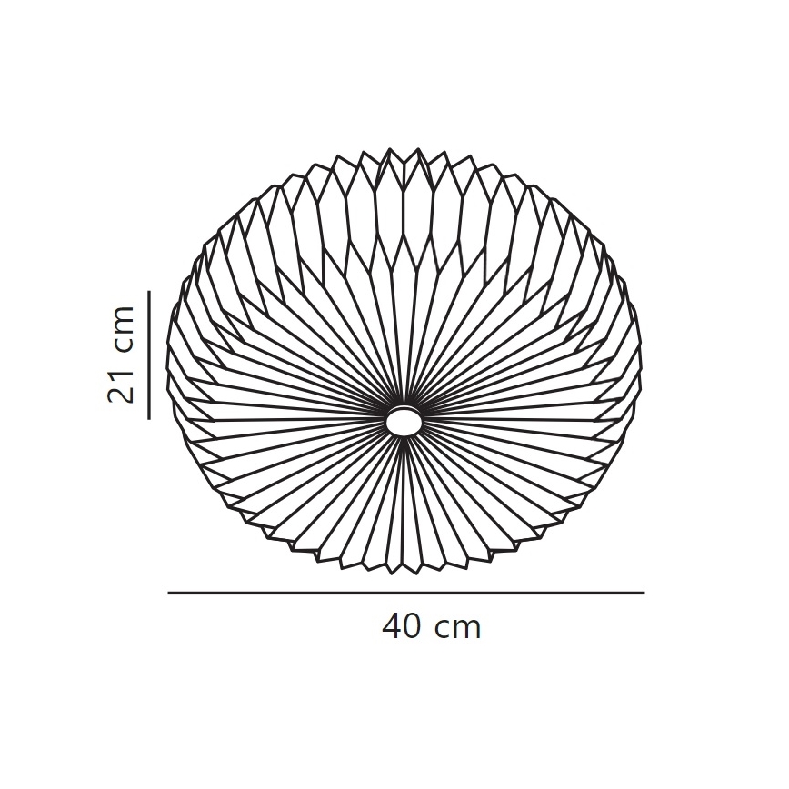 Nordlux - Væglampe BELLOY 2xE27/25W/230V diameter 40 cm