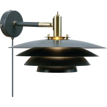 Nordlux - Væglampe BRETAGNE 1xG9/25W/230V antracit