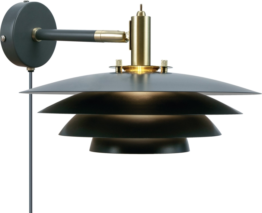 Nordlux - Væglampe BRETAGNE 1xG9/25W/230V antracit