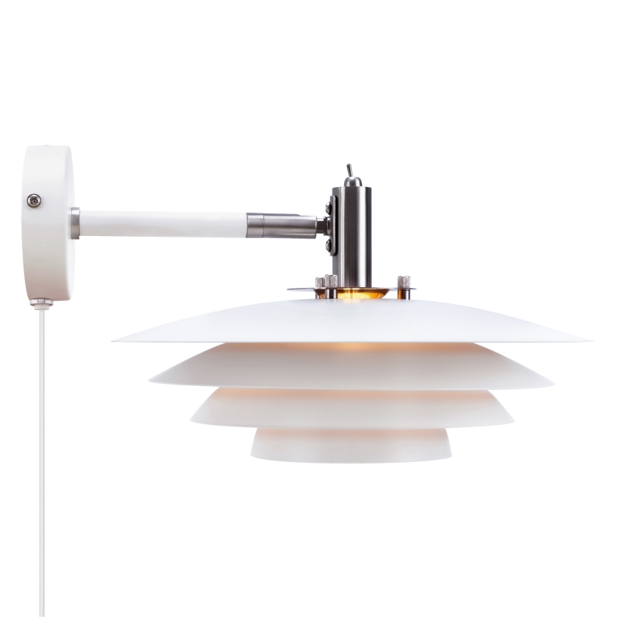 Nordlux - Væglampe BRETAGNE 1xG9/25W/230V hvid