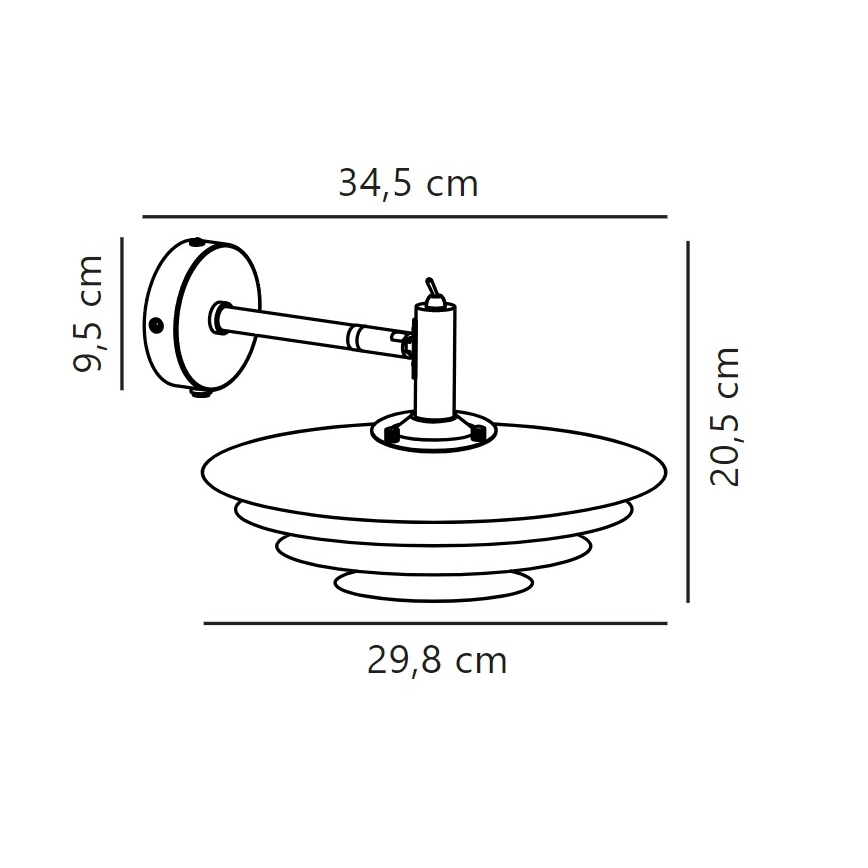 Nordlux - Væglampe BRETAGNE 1xG9/25W/230V hvid